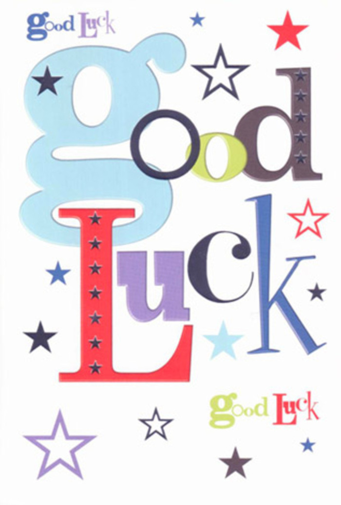 There's a tangible vibrancy to this Ruislip-inspired good luck card-the design feels like a celebration in itself, bursting with dynamic typography and a kaleidoscope of cheerful stars. Each letter is carefully rendered: soft sky blues and bold midnight blacks alongside pops of invigorating red, much like the diverse blooms on display in a Flowers Ruislip window along Ickenham Road. Stars of various sizes dance across a clean, bright white backdrop, their colours shifting from deep ink to lavender and mossy green, reminiscent of springtime hues along the paths of Ruislip Woods. The composition is expertly balanced; the open white space allows each pop of colour to sing, and the arrangement feels as uplifting as a round of applause from friends gathered on Ruislip Manor. The card's lightly textured surface offers a pleasing tactile quality-smooth yet substantial-inviting the giver or recipient to linger over the message. It's an ideal finishing touch for a bouquet marking milestones: a pupil graduating from local schools, a neighbour embracing a new adventure, or anyone braving change. Like the wrapping of a fresh arrangement from Flowers Ruislip, every element of this card speaks of hope, cheer, and the collective spirit that buoys us through new beginnings.